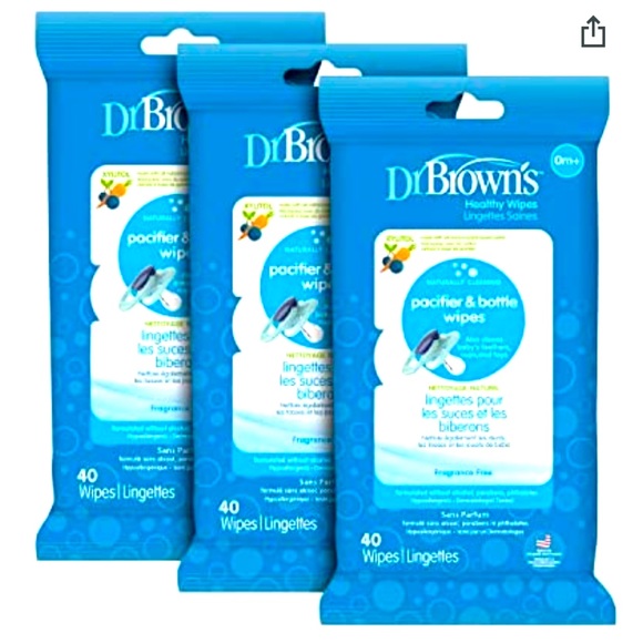 dr. brown’s Other Dr Browns Pacifier And Bottle Wipes New Poshmark